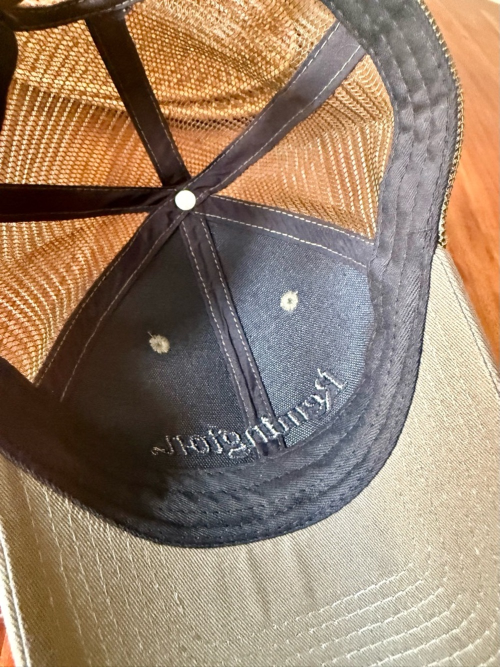 Remington Olive Green Mesh Trucker Snapback Hat Embroidered Logo Outdoor OSFA - Picture 5 of 5